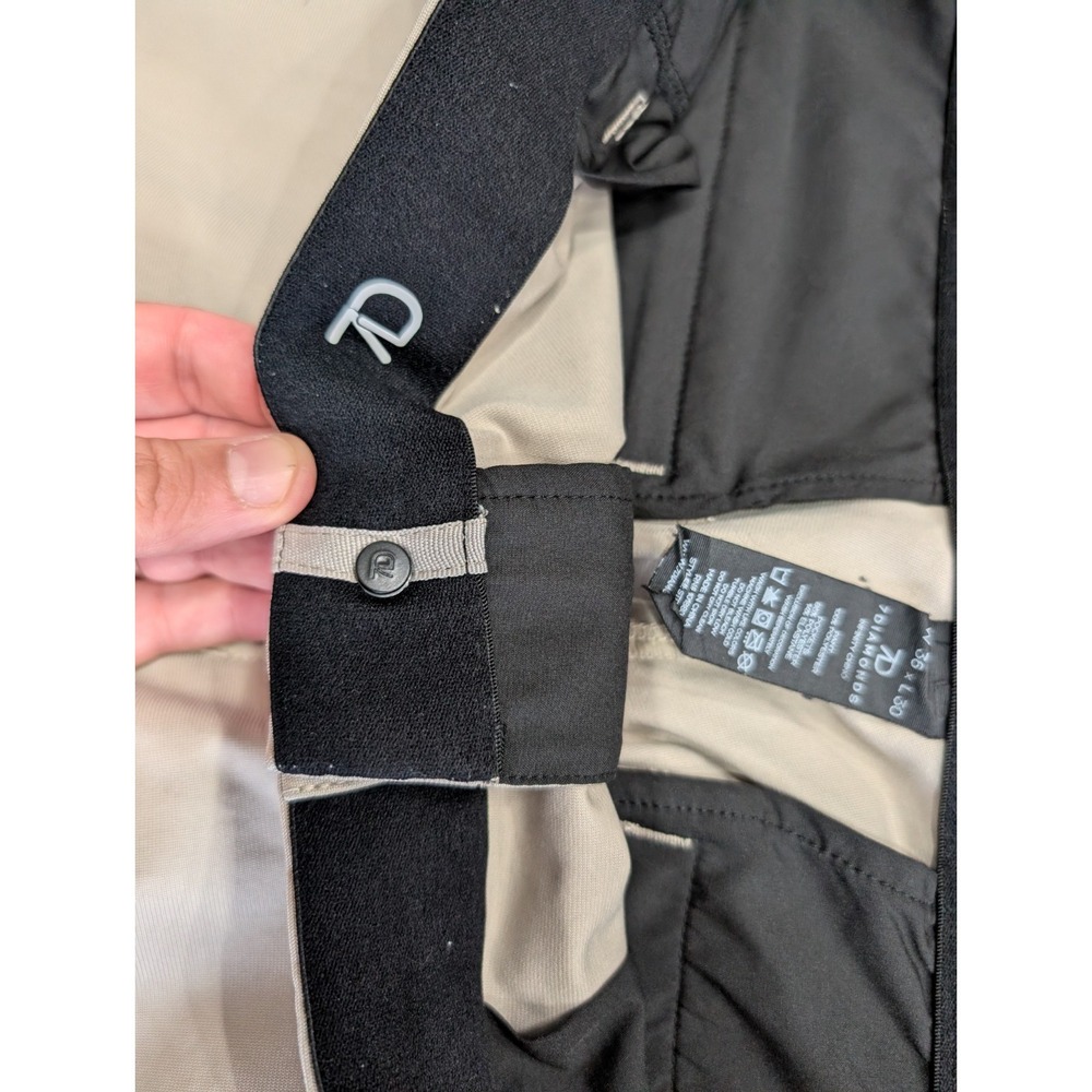 7 Diamonds Infinity Performance Pants Men 36x30 Stretch Tech Casual Zip Pocket - Picture 4 of 8